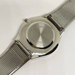 Pool A Rama silver tone wrist watch 33mm case size adjustable mesh band running Photo 8
