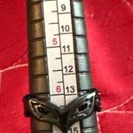 Black Goth Gothic Punk Grunge Emo Masquerade Ring Size 6.5 Photo 0