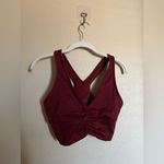 Alo Yoga  Wild Thing Bra Size Small In Cranberry Red Photo 1