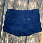 Lilly Pulitzer  Women's Chino Barclay Shorts‎ Blue Size 2 Flat Front Pockets Photo 3