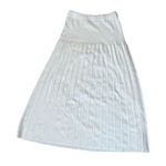 New Vintage Signature Separates Cream Pleated MIDI Skirt size Medium Photo 7