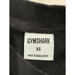 Gymshark  XS Black Long Sleeve Crewneck Pullover oversized Activewear Sweatshirt Photo 2