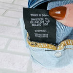 Universal Standard  Etta High Rise Straight Leg Jeans in Aged Indigo Wash Size 10 Photo 9