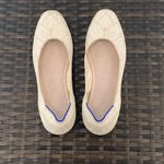 Rothy square toe Lily, knit pattern shoes, women’s size 9 Tan Photo 2