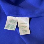 Lilly Pulitzer  womens sz S royal blue‎ Anela button down long sleeve blouse Photo 7