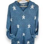Marled Reunited NWT Star Print Hooded Sweater Photo 1