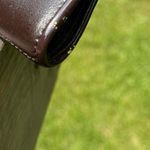 Valerie Stevens Brown Leather & Leopard Calf Hair Evening Shoulder Clutch Bag Photo 13