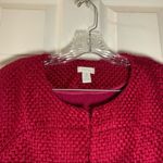 Chico's Chico’s Pink Tweed Woven Knit Blazer size 3(XL) Photo 3