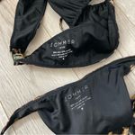 Sommer Swim Bikini leopard print halter high rise cheeky womens Brown small med Photo 3