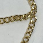 Gold Tone Chunky Draped Belly Body Metal Chain Link Belt Size Small S Medium M Photo 3