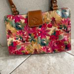 Patricia Nash  Rienzo Satchel Heritage Print
Brown & Floral Leather Dust bag EUC Photo 1