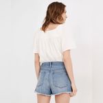 Madewell NWT Relaxed Denim Shorts Homecrest Wash Ripped Edition Distressed 25 Photo 3