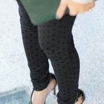 Maison Jules Anthropologie polka Dot leggings XSMALL black high rise Skinny
NWT Photo 3