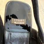 Stuart Weitzman Black Strappy High Heel Sandals Shoes open toe Slingback 7B Photo 2