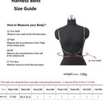 Goth Gothic Punk Grunge Alternative Bondage Harness Black Photo 5