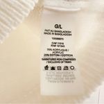 Garage Preppy Varsity Mini Sweater Vest V Neck Sleeveless White Black sz Large Photo 8