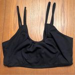 Free People FP Movement Hot Tip Double Strap Workout Crop Top‎ Black Size Large Photo 5