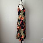 Croft & Barrow Hawaiian Front Button Down Midi Dress Photo 4