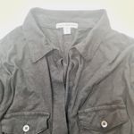 James Perse Contrast Panel Shirt in Black Size 2 Photo 5