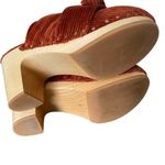 Loeffler Randall  Neko Rust Corduroy Stud Clogs Wooden size 6 Photo 9