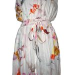 Plum Pretty Sugar White Floral Strapless Casual Women’s Maxi Dress Bridesmaid L White Size L Photo 5