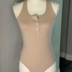 Cute nude bodysuit tank. Size medium. Photo 0