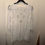 Alice + Olivia  butterfly embellished mini dress white lined‎ size XS Photo 7