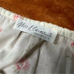 Vintage Miss Elaine Pink floral Nightgown cupids hearts medium nos Photo 4