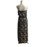 Julia Camo Maxi Dress Green Size L Photo 2