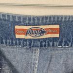 Plugg juniors size 7 27 Vintage wide leg jeans 00 y2k belted denim low rise Blue Photo 1