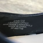 Saks 5th Avenue Saks Fifth Avenue Black Nettie Heels Women's Size 8M Leather Classic Mid Height Photo 5