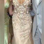 Jovani 05839 gold Beige Embellished Gown prom 4 Photo 0