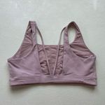 Athleta  Light Mauve Pink Sports Bra Size M | Yoga Lounge Activewear Photo 1