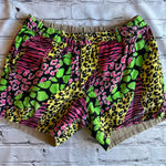 Chubbies  Reversible Chino Shorts Womens Small Animal Print/Tan Preppy Fun Photo 0