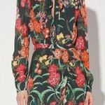 Walter Baker Mini Wrap Dress Womens 0 Multicolor Floral Long Sleeve Hipster B47 Photo 0