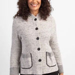 Habitat  Clothes to Live In Top Womens XL Waffle Knit Button Up Cardigan Sweater Photo 0