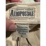 Aeropostale Vintage 90’s cotton cream denim button down skirt shorts size XS Photo 8