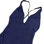 ANDIE NWT  Bali One Piece Swimsuit Deep V Neck UPF 50 RemovableCups XLT Navy Blue Photo 2