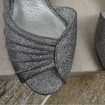 Adrianna Papell Heels Women 6.5M Silver-tone D’Orsay Stiletto Peep-toe Photo 3