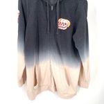 Torrid Tunic Zip Hoodie Cozy Fleece Skulls Dip Dye Black Photo 5