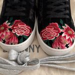Johnny Was  Black Leopard Floral Sneaker New Size 8 Photo 1