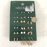 Wild Fable Stud Earring Set 16 Pair Gold Tone Photo 1