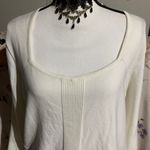 Dress Barn White Sweater Photo 3