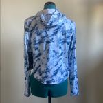 Kyodan  Navy and White Tie-Dye Pullover Photo 1