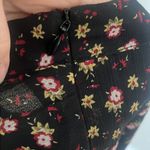 Rebecca Minkoff Rebecca mink off black floral midi skirt Photo 5