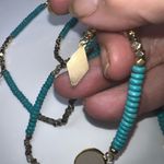 B.b. Lila Artisan Druzy and Charm Long Necklace Gold Photo 8