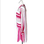 Hale Bob NWOT Striped Mandarin Collar Nightshirt Pajama Shirt Bamboo Photo 6