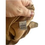 Elliot Lauren Tan Sweater Size L Cotton Cashmere Minimalist Preppy Casual Cozy Brown Size L Photo 4
