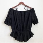 Free People Solid Shades of Cool Off Blouse S Photo 7