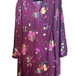Old Navy  Tunic Midi Dress Womens XXL Multicolor Floral Print Lined Spring Summer Photo 0
